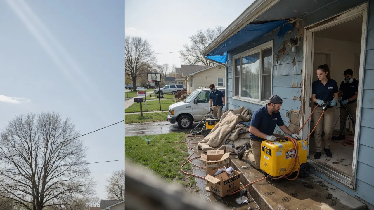 Basement Flood Cleanup in Akron, IA near me